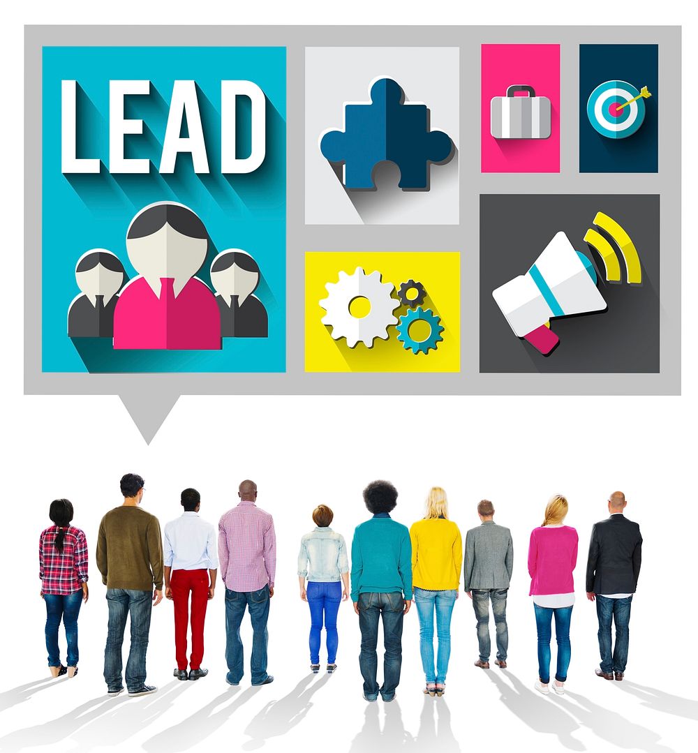 Lead Leadership Management Mentor Boss Concept