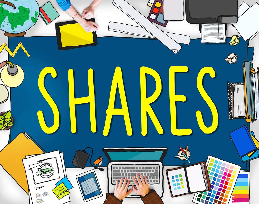 Shares Sharing Help Give Dividend Concept