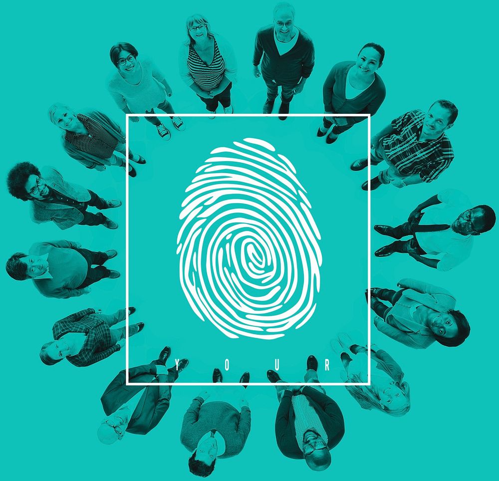 Fingerprint Identity Scanner Protection Verification Cocnept