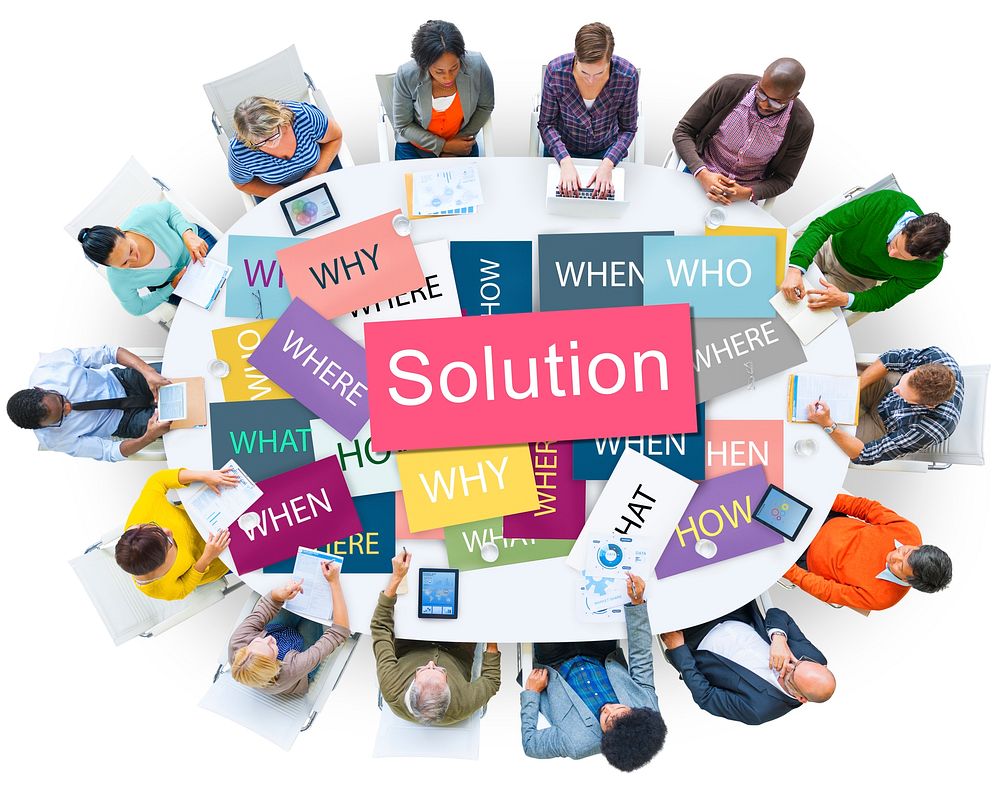 Solution Solving Problem Success Theory Concept