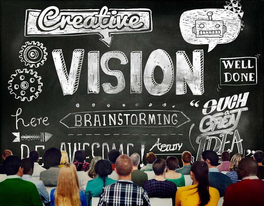 Vision Creative Ideas Inspiration Target Concept