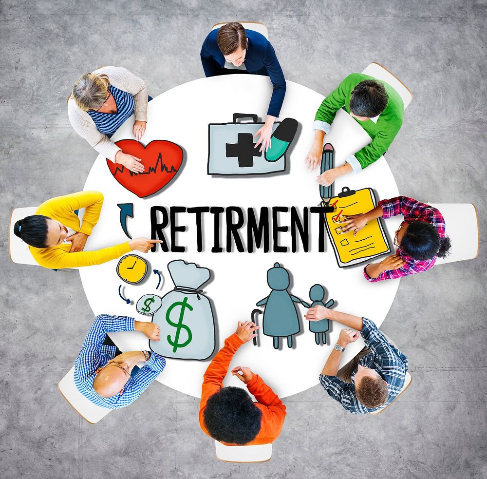 Retirment Payment Pension Planning Salary Money Concept