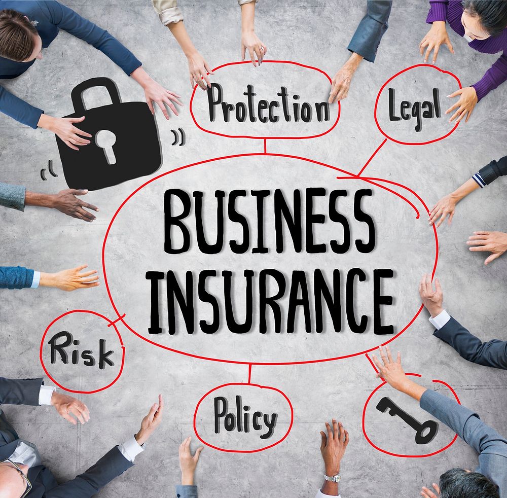 Insurance Business Protection Safety Planning Office Meeting Concept
