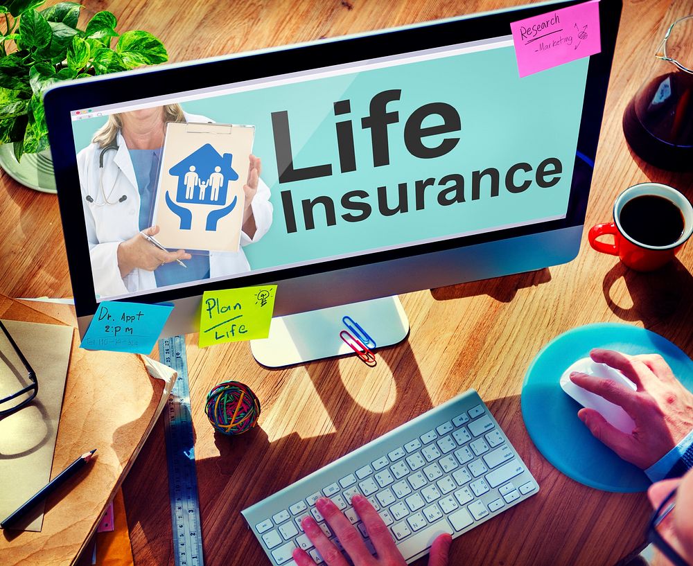 Life Insurance Safety Healthcare Protection Office Working Concept