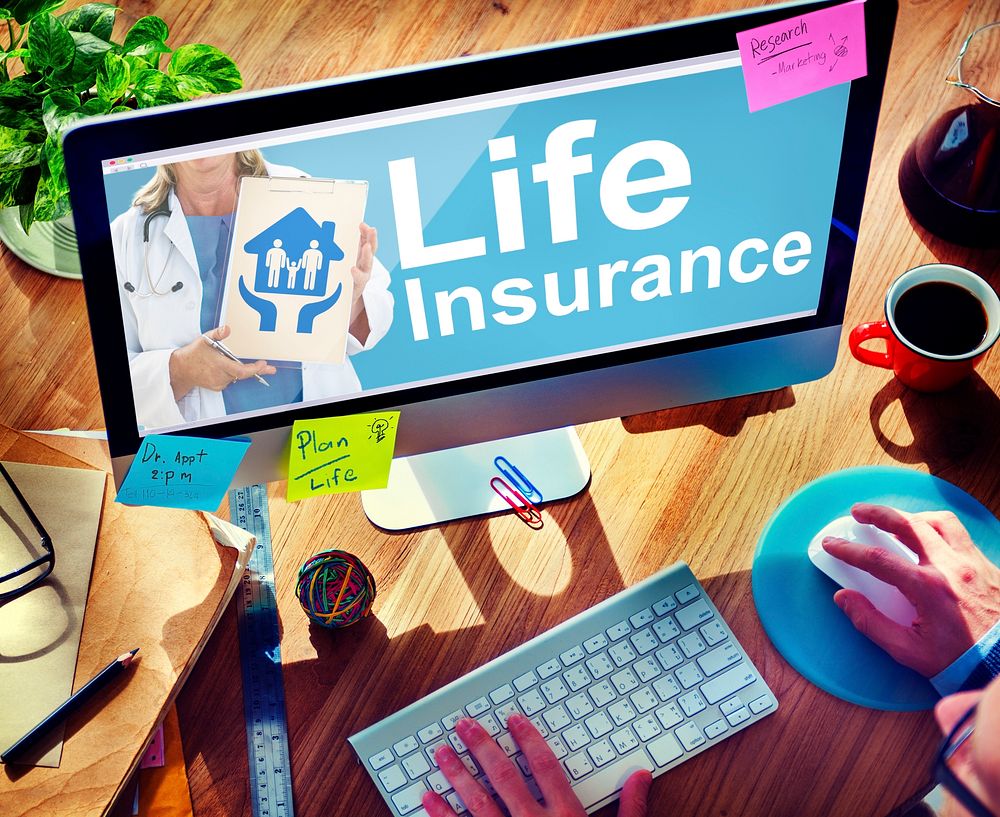 Life Insurance Safety Healthcare Protection Office Working Concept