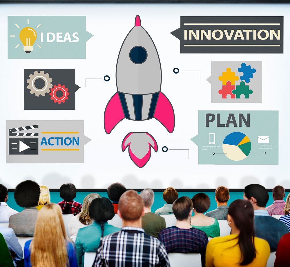 Innovation Plan Planning Ideas Action Launch Start Up Success Concept