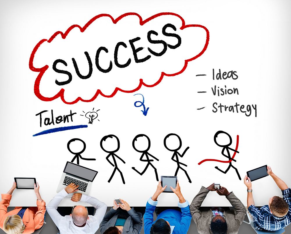 Success Talent Vision Strategy Goals Concept