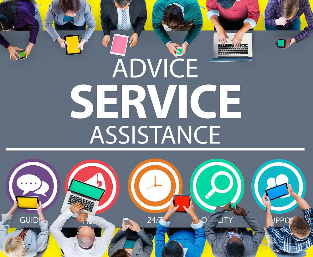 Advice Service Assistance Customer Care Support Concept