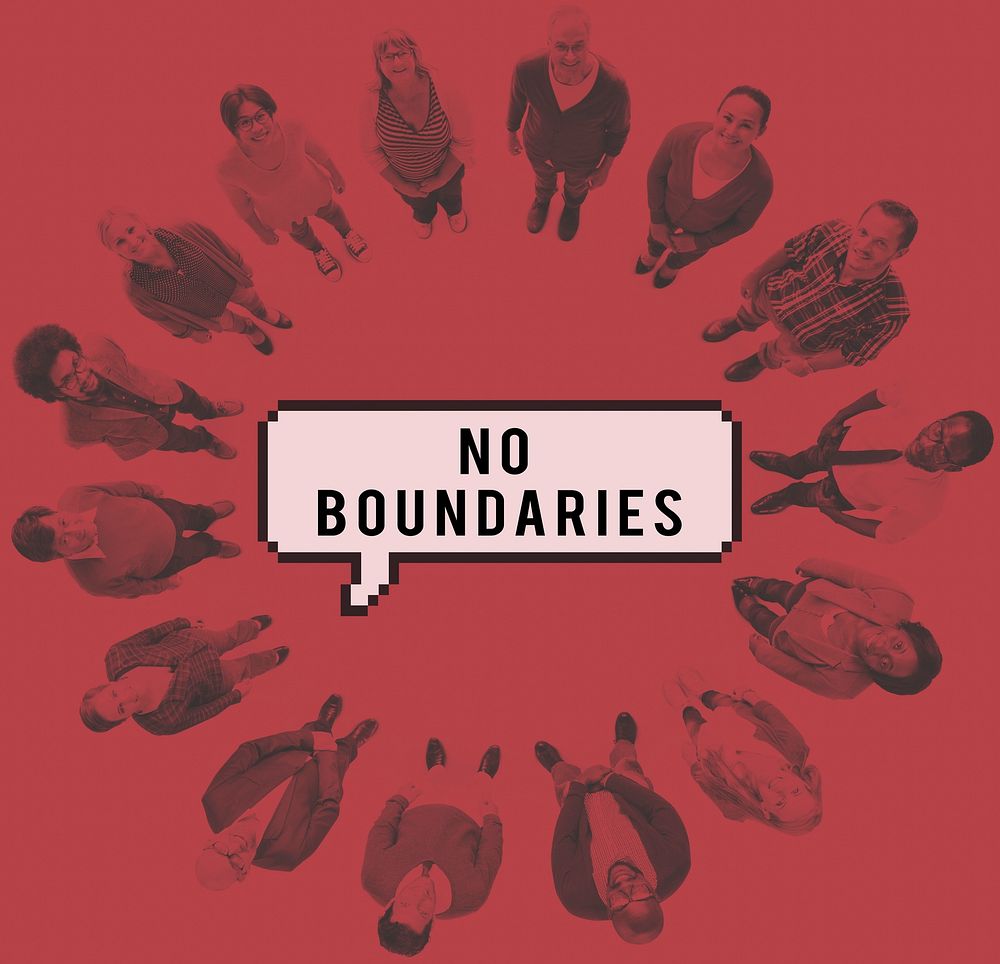 No Boundaries Community Diversity Global Concept