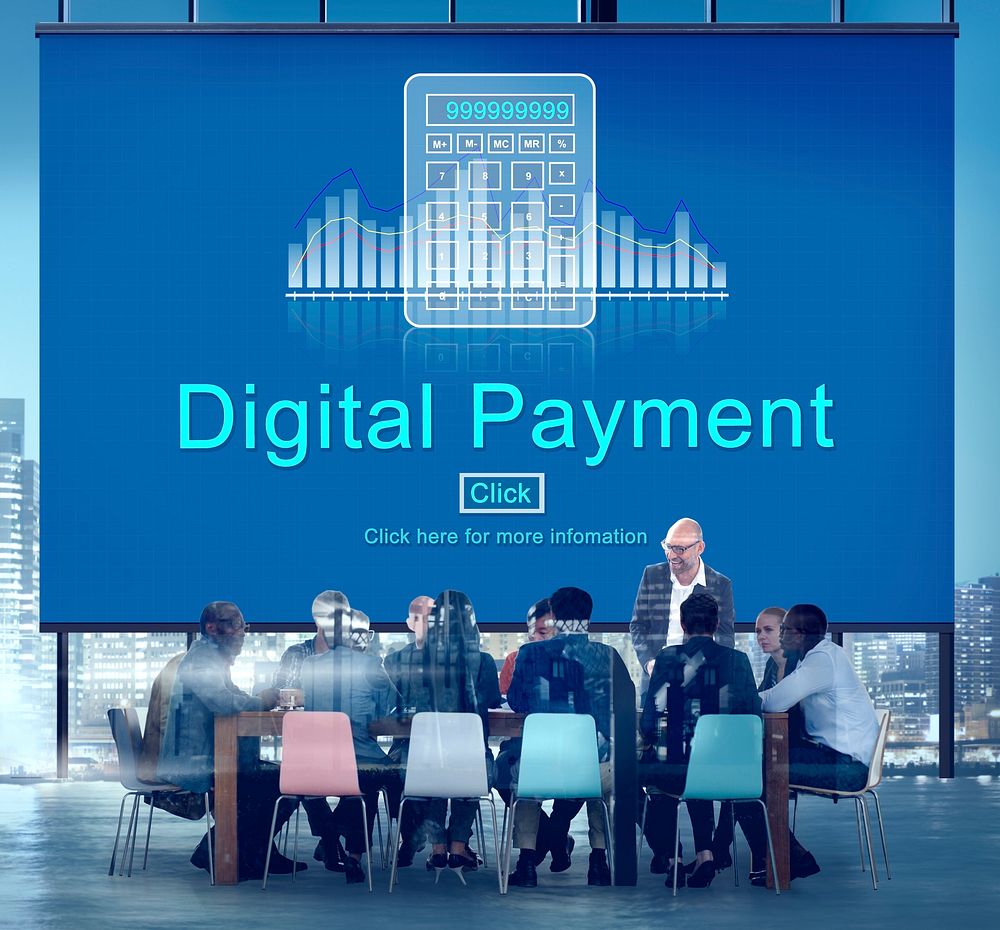 Digital payment Consumerism Merchadise Card Concept