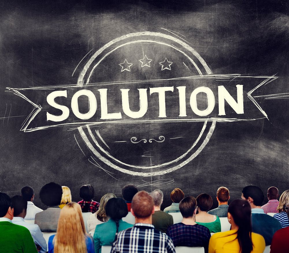 Solution Problem Solving Organization Management Concept