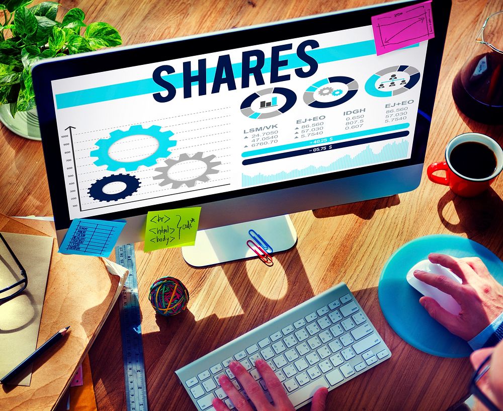 Shares Sharing Asset Contribution Dividend Concept