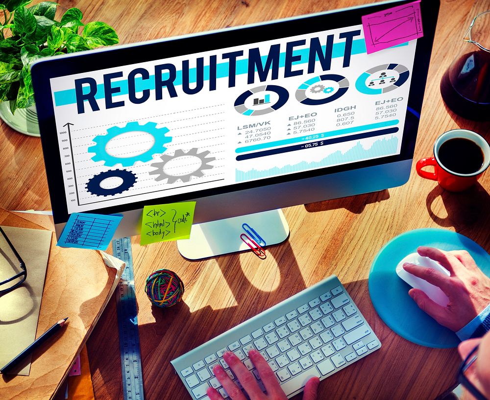 Recruitment Occupation Jobs Employment Hiring Concept