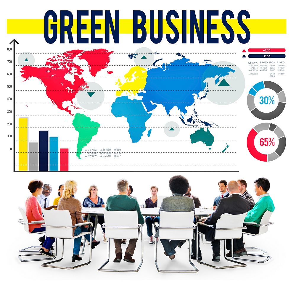 Green Business Global Environmental Conservation Concept