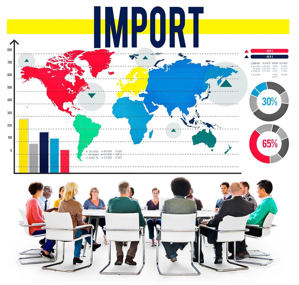 Import International Shipping Logistics Merchandise Concept
