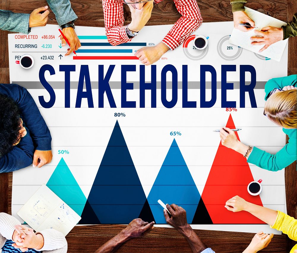 Stakeholder Corporate Deal Holding Partner Concept