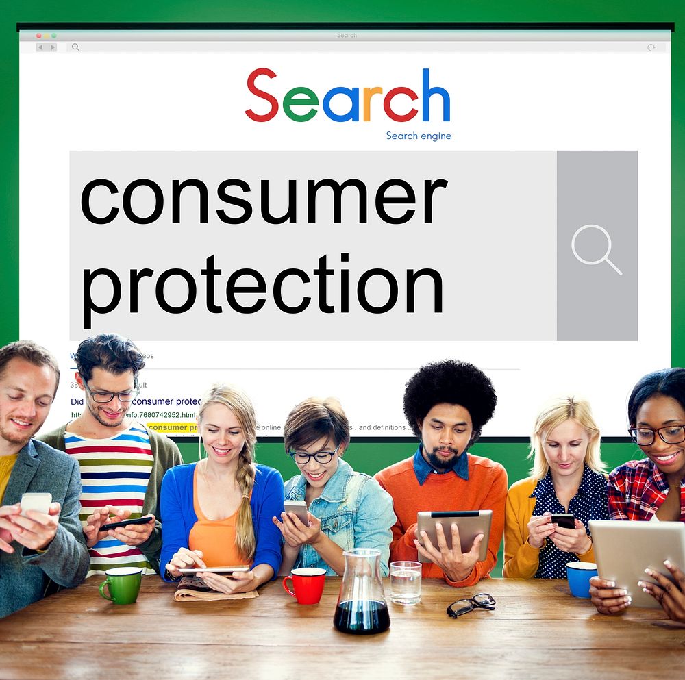 Consumer Protection Legal Rights Regulations Concept