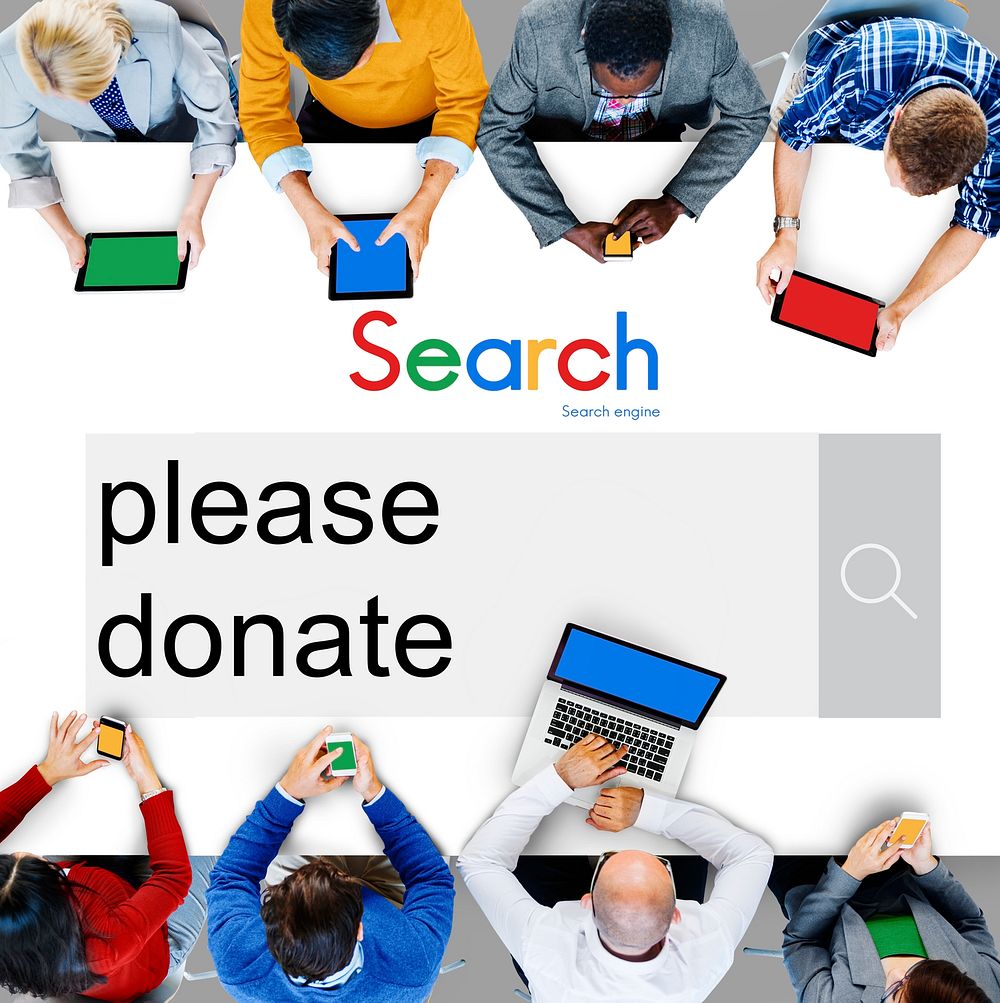 Please Donate Funding Giving Help Volunteer Aid Concept