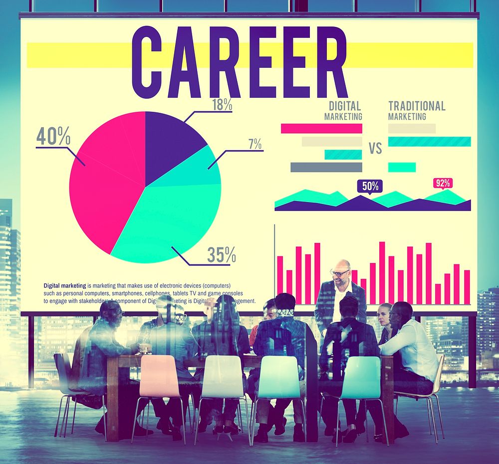 Career Job Profession Occupation Marketing Concept