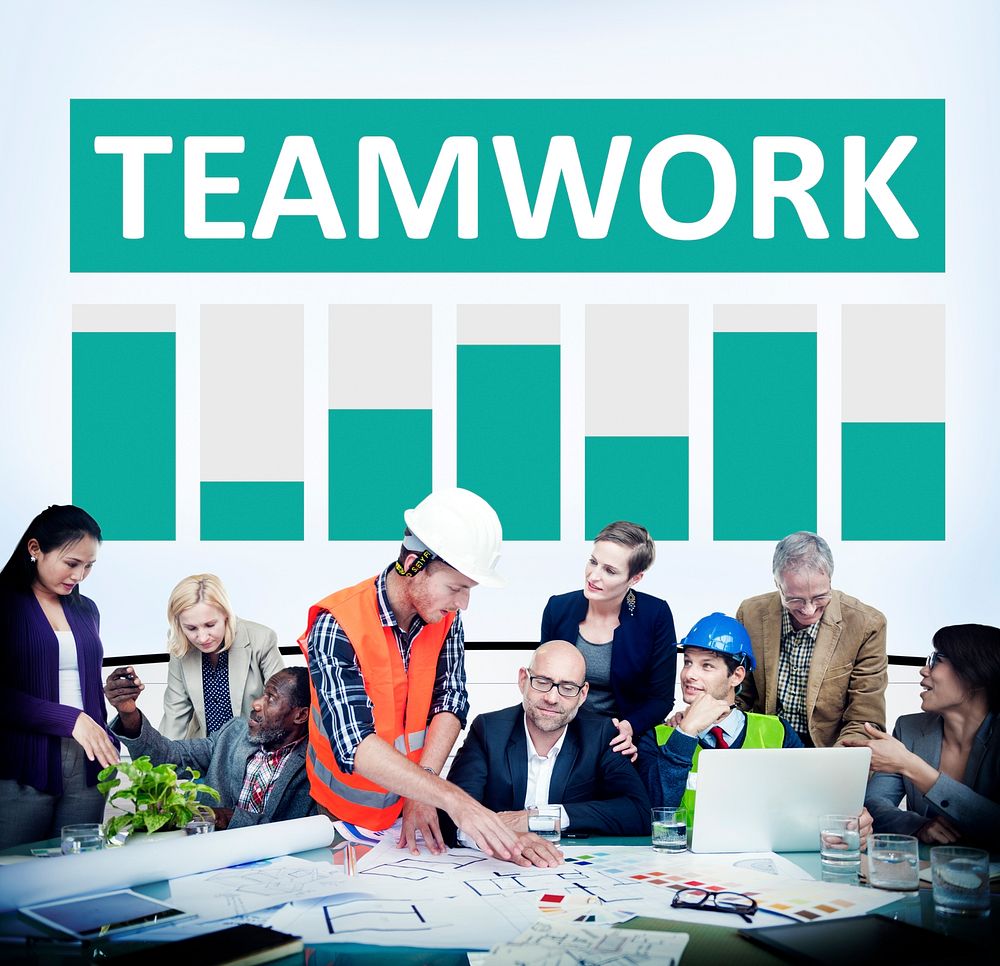 Teamwork Corporate Support Member Organization Concept