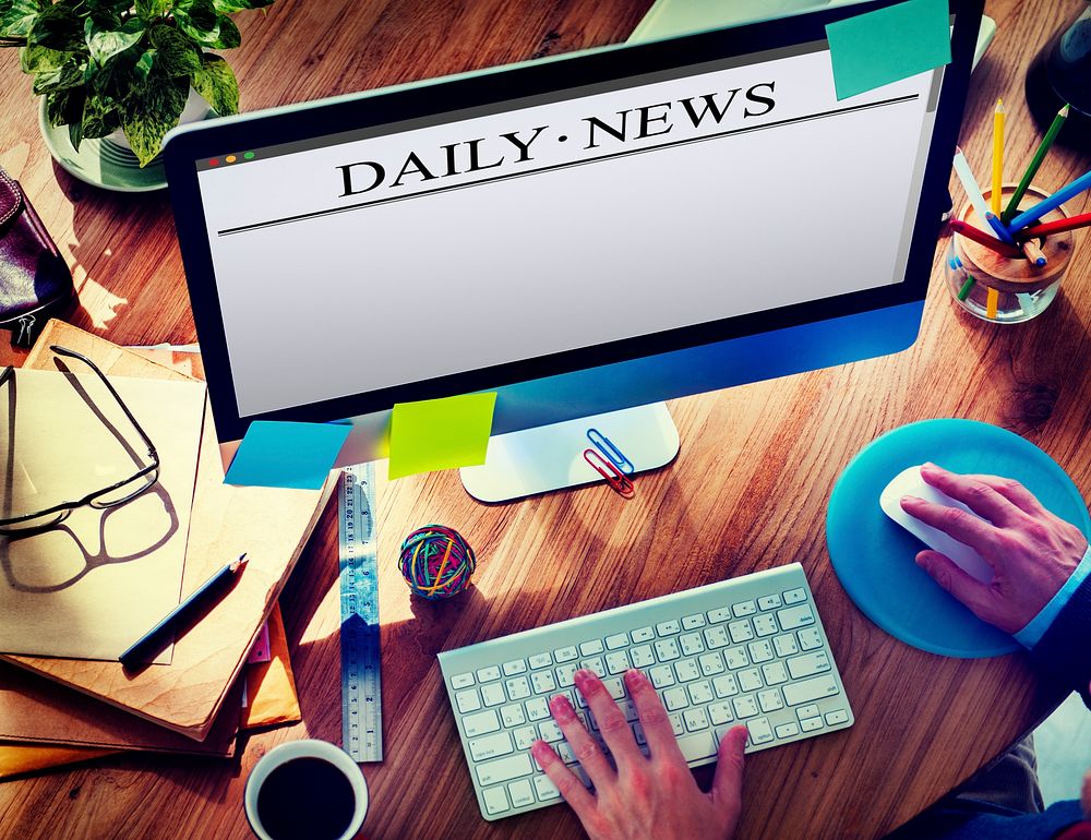 Digital Internet Online Daily News Concept