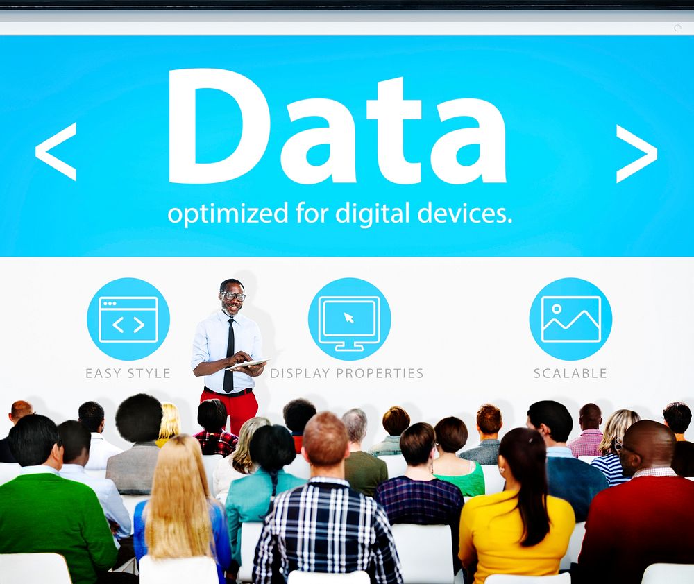 Digital Online Business Data Technology Working Concept