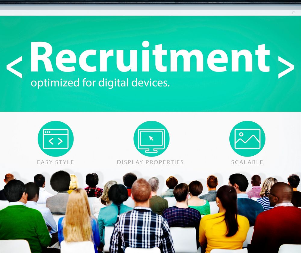 Recruitment Hiring Jobs Human Resources Seminar Conference Concept