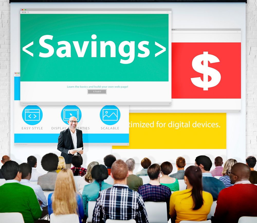 Savings Finance Financial Issues Currency Money Seminar Concept