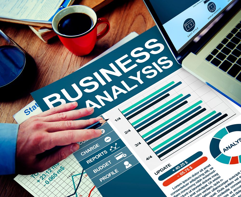 Business Analysis Businessman Working Calculating Thinking Planning Concept