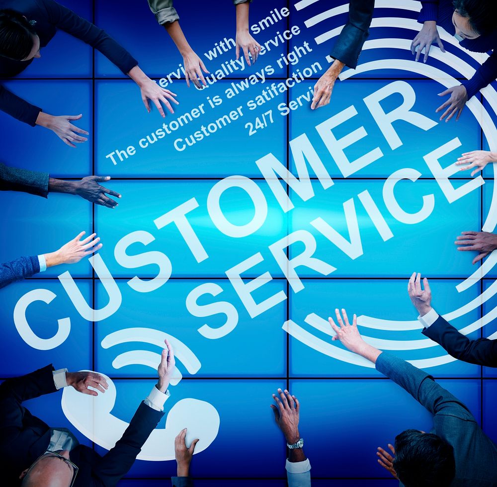 Customer Service Support Assistance Call Centre Agent Concept