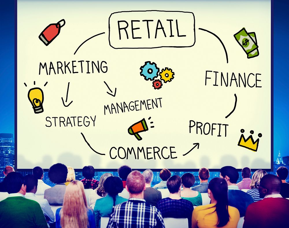 Retail E-commerce Marketing Investing Consumer Concept