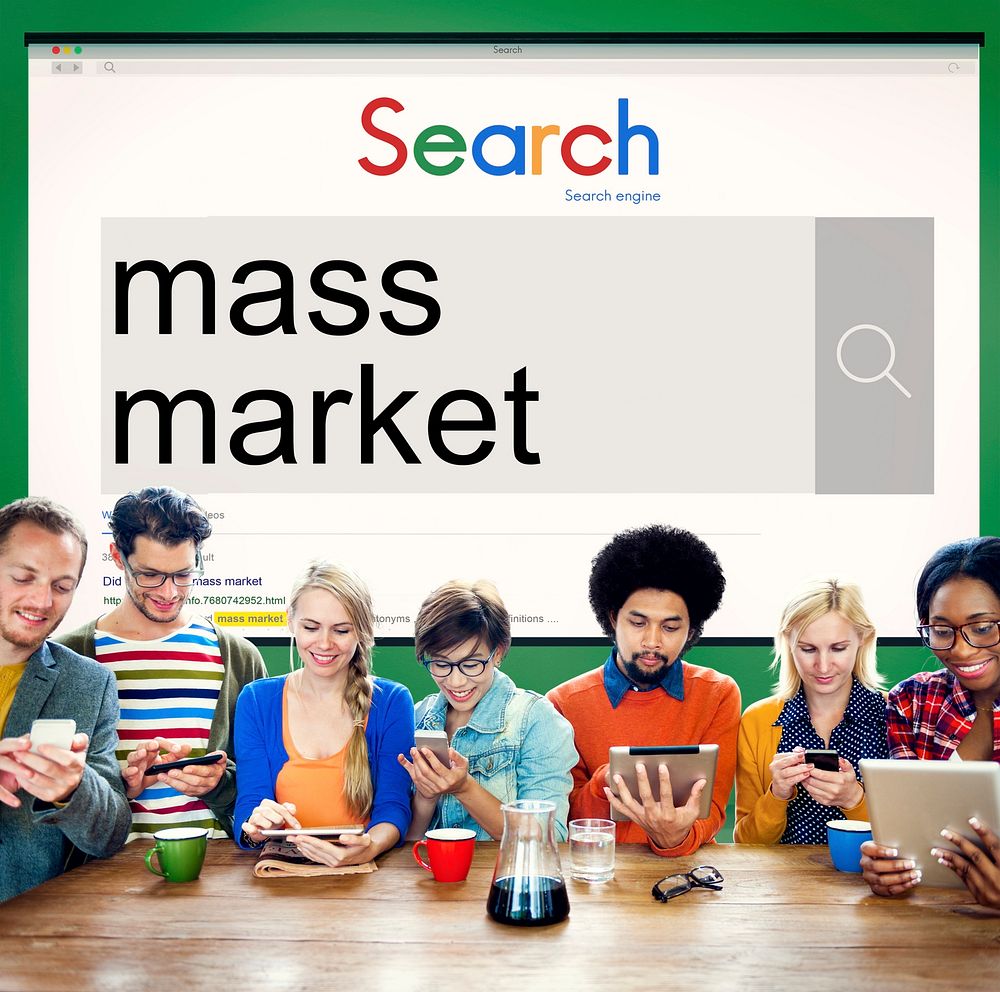 Mass Market Commercial Production Business Concept