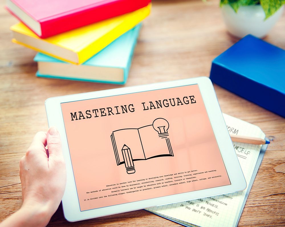 Language Learning Mastering Education Concept