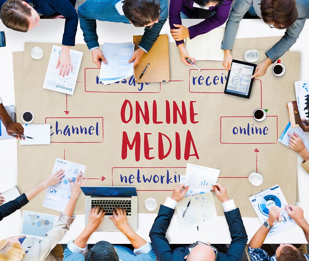 Social Media Online Connection Concept