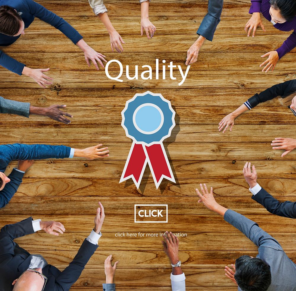 Quality Guarantee Level Service Best Class Value Concept