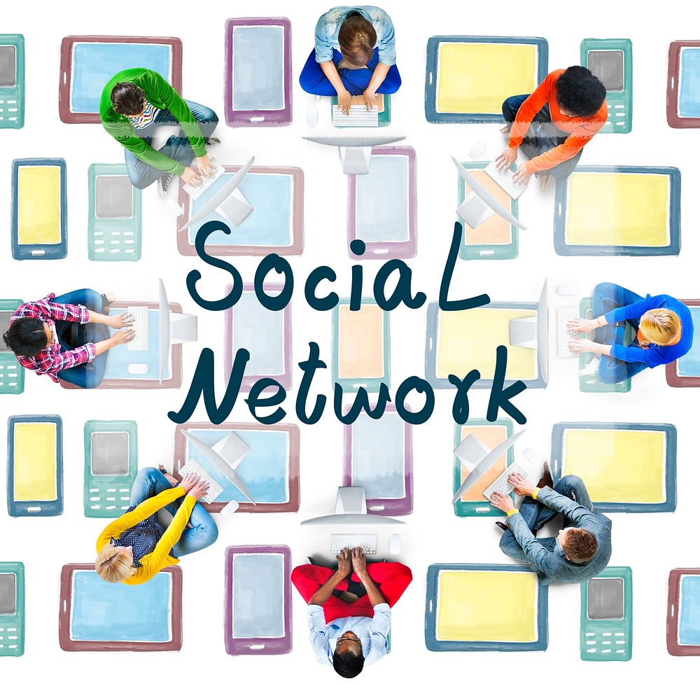 Social Network Connection Global Communications Concept