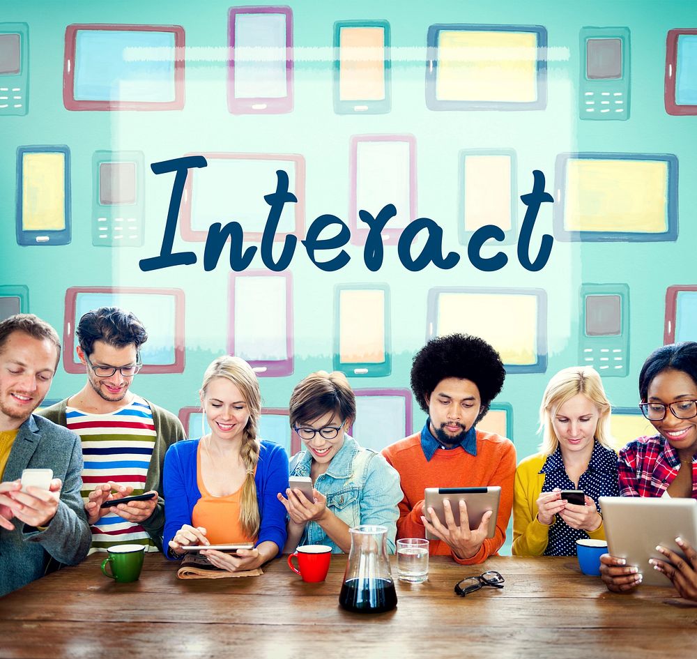 Interact Socialize Communication Connection Togetherness Concept
