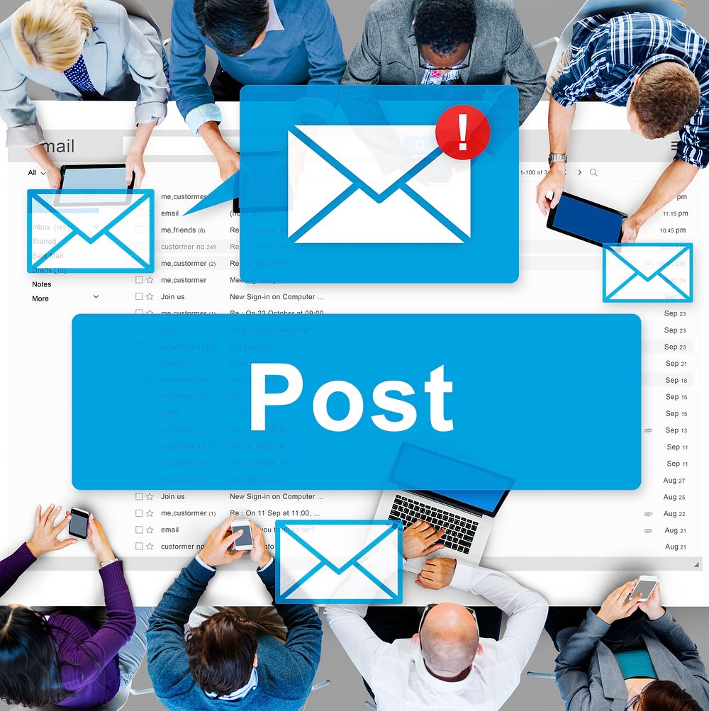 Post Content Internet Mail Opinion Communication Concept