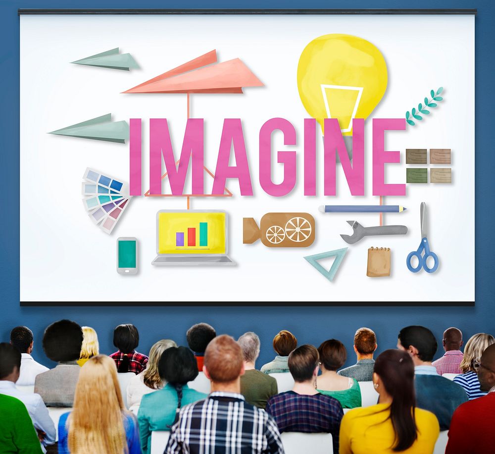 Imagine Creative Dream Expect Ideas Vision Concept