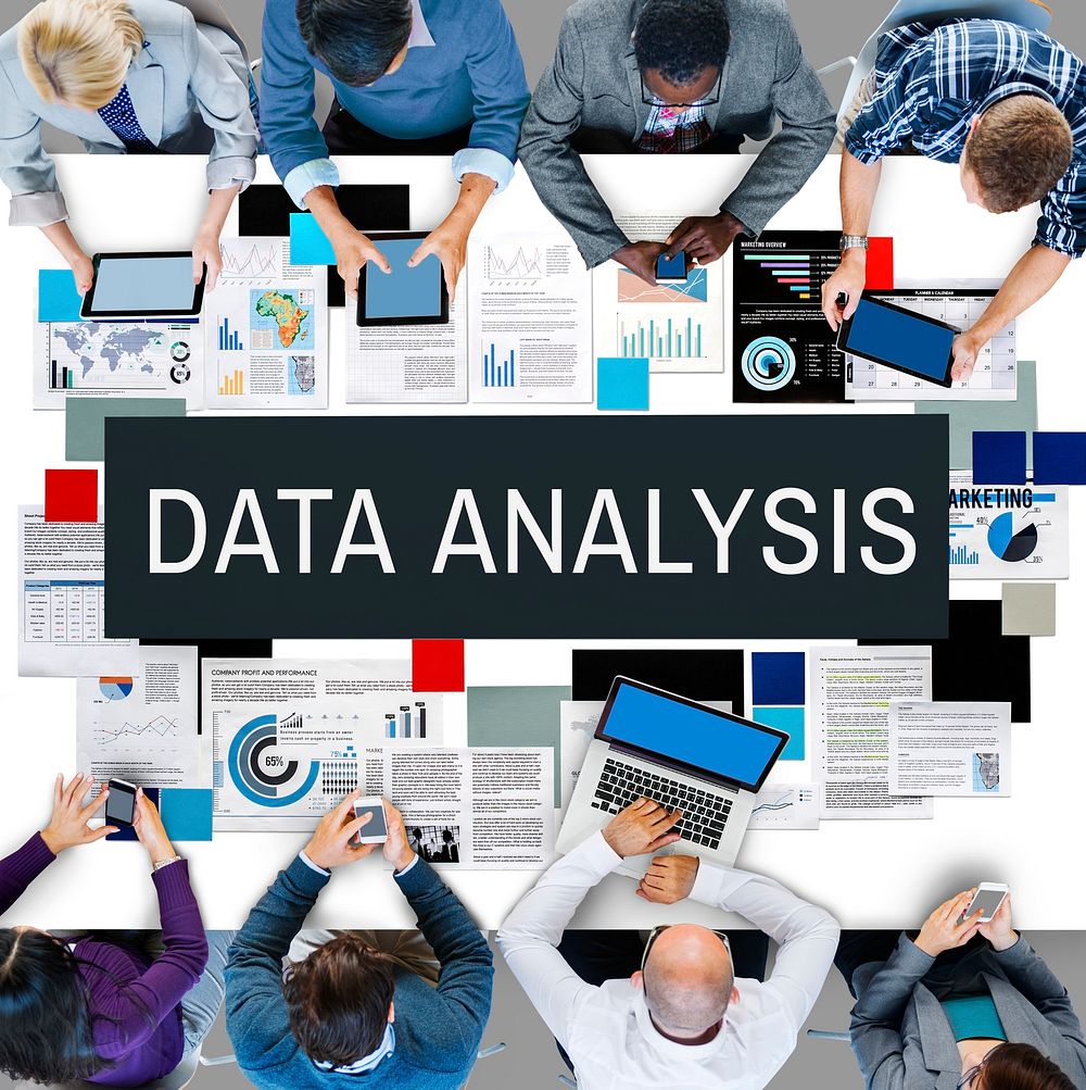 Data Analysis Computer Digital Technology Concept