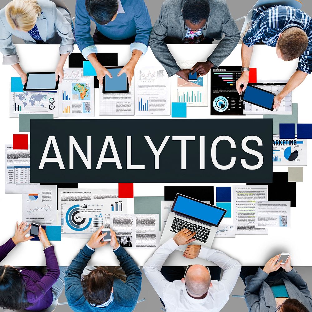 Business Analytics Statistics Analyze Concept