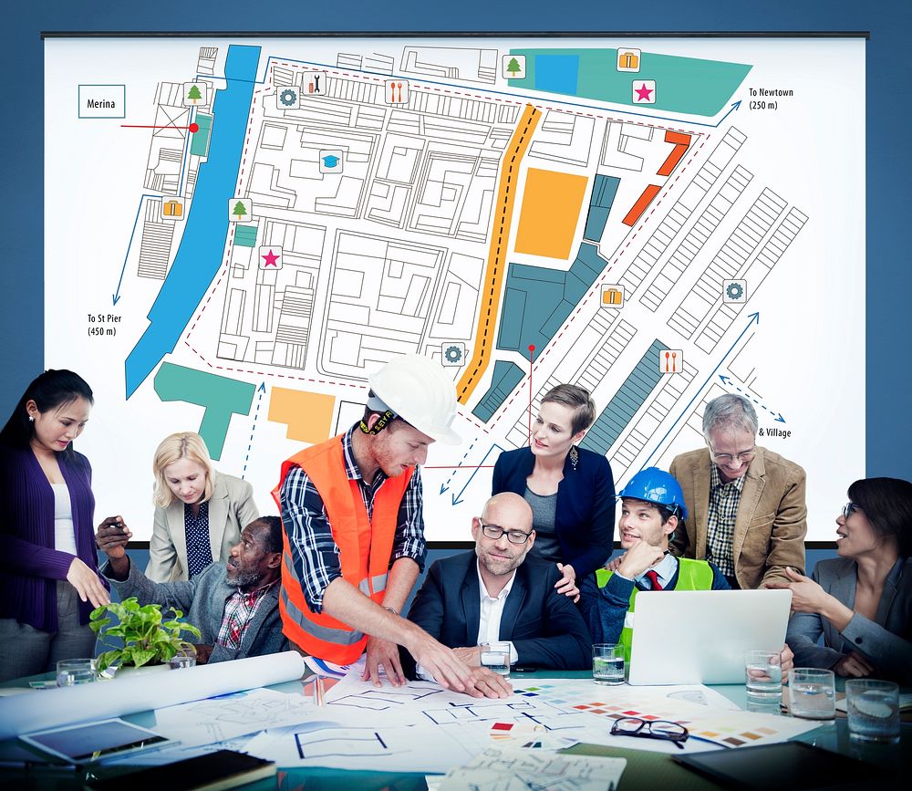 City Urban Blueprint Plan Infrastacture Concept