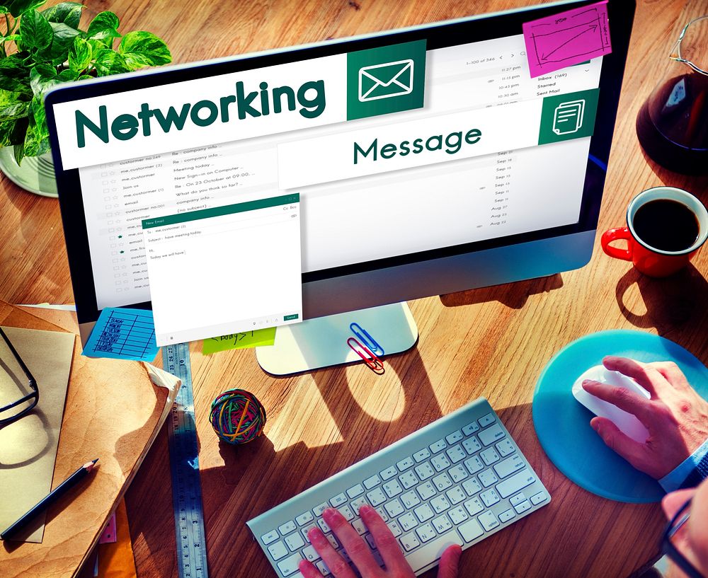 E-mail Global Communications Connection Social Networking Concept