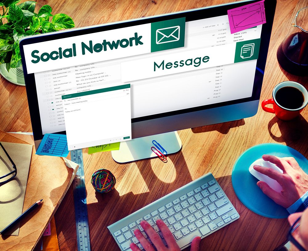 E-mail Global Communications Connection Social Networking Concept