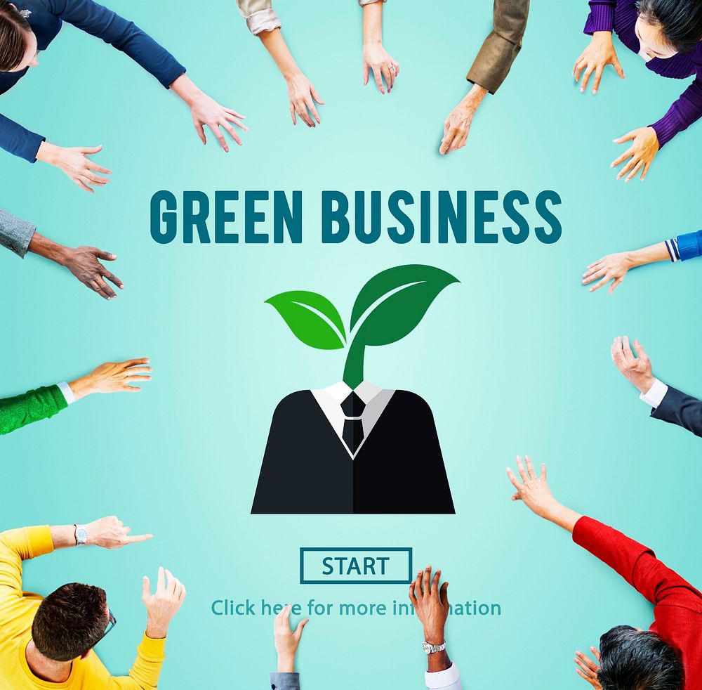 Green Business Responsibility Conservation Nature Concept