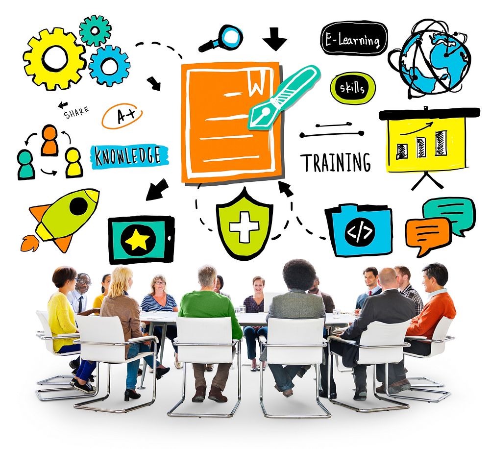 Diversity Business Training Teamwork Brainstorming Concept