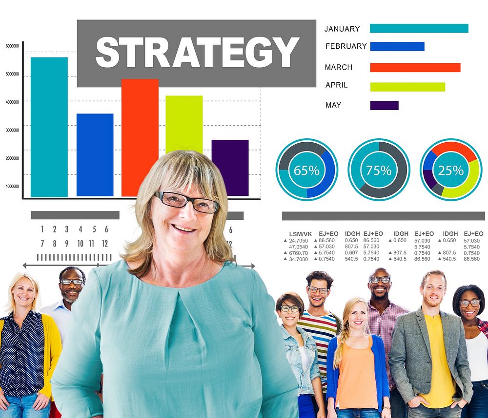 Strategy Data Information Plan Marketing Solution Vision Concept