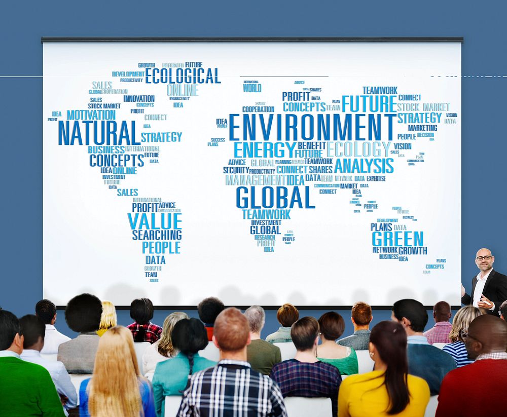 Environment Natural Sustainability Global World Map Concept