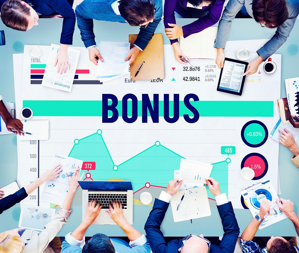Bonus Gain Profit Business Marketing Concept