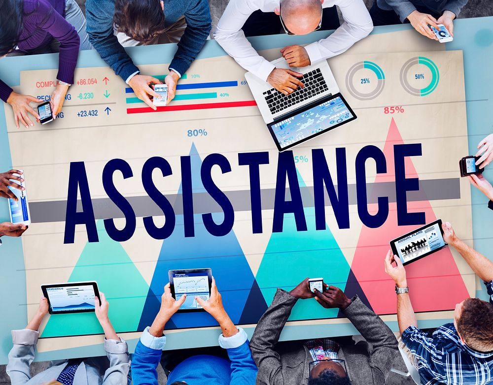 Assistance Support Organization Help Partnership Concept